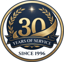 30 Years of Service Since 1996